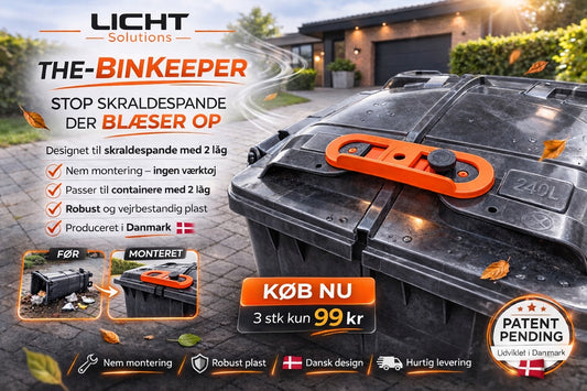 The-BinKeeper – Stop skraldespanden der blæser op